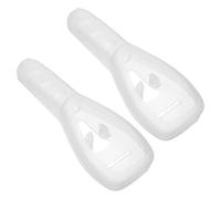ifundom Custodia Porta Rasoio Donna in Plastica Pp, 2 Pezzi, Design a Scomparti, Custodia Protettiva Portatile per Strumenti da Barba e Depilazione, per Viaggi e Utilizzo Domestico