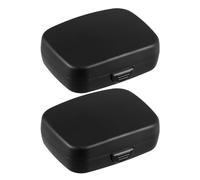 ifundom Custodia rigida per apparecchi acustici da 2 pezzi - Custodia da viaggio per apparecchi acustici, formato tascabile e interno imbottito per un facile trasporto - Impermeabile e antispruzzo