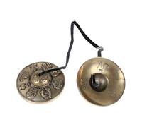 ifundom Cymbal Bell Strumento Percussione Rame Per Yoga e Meditazione Campana Artigianale Compatta Per Cerimonie Religiose e Pratiche Di Mindfulness