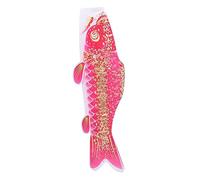 ifundom Decorazione della bandiera delle carpe a forma di blu festival decorazioni Pescare decorazione di pesce per la casa bandiera della carpa koi manica a bandiere koi raso Roseo