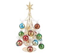 ifundom Decorazione Tavolo Per Albero Di Natale In Con Palline Colorate Ornamento Per Albero Di Natale Tavolo Per Le Festività Natalizie