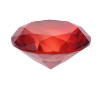 ifundom Diamantini Ambiente 60mm e Decorativi Rosso Cristallo Pezzi 2 in Design Unico Romantico per Matrimonio Arredamento Casa