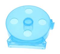 ifundom Dispenser Etichette Mediche in Plastica per Siringhe 4,7x4,5x1,1 | Contenitore con Coperchio e Scomparti Multipli, per Etichette e Aggiornamento Rapido in Reparto
