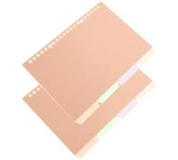ifundom Divisori per Quaderni Indici per Separare Documenti e 10 in Plastica Pp Design Creativo per Planner e Scolastico o Ufficio