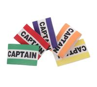 ifundom Fasce da Capitano Calcio Elastiche 5 Pezzi Fasce da Braccio Traspiranti e Resistenti per Squadra Football Fascia da Leader Regolabile per Partite e Allenamenti Sportivi