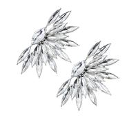 ifundom Fermagli per Scarpe in Cristallo Brillante 2 Pezzi Decorazioni per Scarpe da Sposa Eleganti Basse Stivali e Sandali Dimensioni Medie Effetto Luminoso Naturale