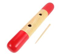 ifundom Frog Guiro Strumento Musicale Legno Per Ragazzo Ragazza Design Creativo Forma Di Pesce Strumento Educativo Per Classi Di Musica e Attività Musicali Sicuro e Resistente Per