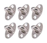 ifundom Ganci in Acciaio Inossidabile Argento 6 Pezzi, Spessi e Resistenti All'invecchiamento, per Stili Decorativi e Uso Ovunque in Casa o Ufficio