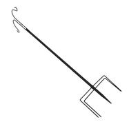 ifundom Gancio da Giardino Shepherd Hook Ferro Rinforzato per Esterni Sostegno Pesante per Mangiatoie Uccelli Vasi Appesi e Decorazioni Fissaggio Solido e Rimovibile per Cortile e Sentieri