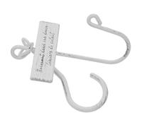 ifundom Gancio Decorativo retrò per Piante Sospese Portavasi Sospeso per Esterni Sagomato per Vasi su Ringhiera Estensione da Giardino Gancio per Vasi Sospesi Gancio per Patio