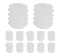 ifundom Inserti Tassello Plastica 100 Pezzi per Viti Cerniera M4, Montaggio e Stabilizzazione Porte Armadio e Cassetti