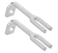 ifundom Kit 2 Pezzi Strumenti per Accordatura Pianoforte Pinze a Clip Circolari in Metallo Attrezzi per Manutenzione e Regolazione Corde Posizionatore per Riparazione Fai da Te