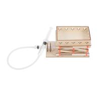 ifundom Kit Costruzione Idraulica Piattaforma Elevatrice Giocattolo in Legno per Bambini Educativi, Esperimenti Scientifici Fai da Te, Macchina da Laboratorio Manuale per Scuola e Casa