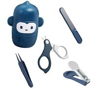 ifundom Kit Manicure per Ragazzo Ragazza, Tagliaunghie, Forbicine, Lima e Pinzetta, Abs e Acciaio Inossidabile, Sicuro per Tutte le Età