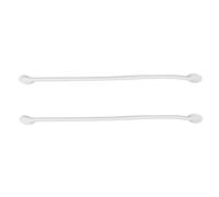 ifundom Manici Corti in Cuoio Bianco da 50cm per Borsa e Pochette | Cinghia Spessa, Non Facile da Screpolare, Cucitura Fai, Accessorio per Dare Nuova Vita alle Borse