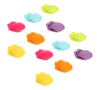 ifundom Marcatori per Bicchieri da Vino in Silicone a Forma di Lingua 12 Pezzi per Feste Decorativi e Riutilizzabili per Riconoscere i Bicchieri Design Creativo