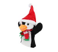 ifundom Marionette Da Dito Peluche Tema Natalizio Burattini Di Pinguino Morbidi Per Giochi Interattivi e Racconti Giocattoli Creativi Per Ragazzo Ragazza e Genitori Di Natale Festivo