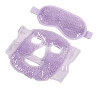 ifundom Maschera Impacco Freddo per Occhi e Viso in Gel Riutilizzabile, Maschera Viso Rinfrescante Leggera Elastici, Adatta per Viaggi, Sonno e Sollievo da Affaticamento o Colore Casuale