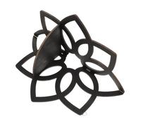 ifundom Mensola Angolare da Parete Legno Mandala Supporto Decorativo per Scaffale Ventaglio Stabile e Facile da Installare per Candele e Piante