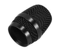 ifundom Microfono Ricambio Sfera Per Testina Rete Microfono Antivento in Metallo Nero Facile Da Installare e Accessori Metallici