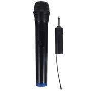 ifundom Microfono Wireless Portatile Nero in Plastica con Connessione senza Fili, per Karaoke Domestico e Feste All'aperto, Set con Risposta in Frequenza 100hz-20khz