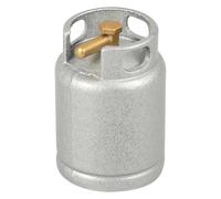 ifundom Mini Serbatoio di Gas in Lega Argento per Casa delle Bambole, Accessorio da Cucina in Miniatura, Decorazione Leggera per Arredamento Mini Casa e Gioco Collezionabile