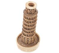 ifundom Mini Torre Pendete di Pisa in Resina Materiale Durevole per Decorazione Interni Casa e Ufficio Ornamento Architettonico Italiano