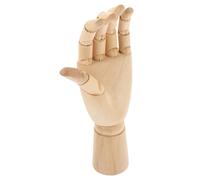 ifundom Modello di Mano in Legno Beige Giunti Rotanti, 7 Pollici, Lato