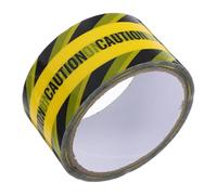 ifundom Nastro Segnaletico Adesivo Nero e Giallo Bopp per Cantieri | Rotolo 4, 8cm X 250m, per Pavimenti, Pareti e Attrezzature, Uso su Strade e Aree di Lavoro