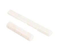 ifundom Nut e Sella Osso Per Ukulele Set Ricambio Bianco Osso Perfeziona Suono Del Tuo Strumento Nut Sella