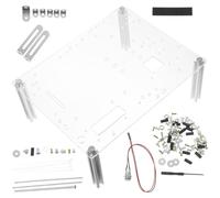 ifundom Open Air Computer Frame Matx, case PC aperto, supporto della scheda madre ad alta resistenza, base trasparente per desktop, 1 set