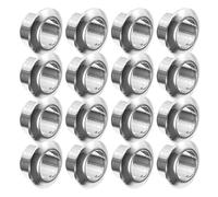 ifundom Organizzatore di Passacavi da Scrivania 20 Pezzi Copriforo per Cavi in ABS Resistente Passacavo per Ufficio e Postazioni di Lavoro Copertura Foro Filo per Mantenere Ordine e