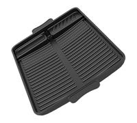 ifundom Padella Rettangolare per Barbecue Coreana in Pietra Maifan, Teglia per Arrosti Antiaderente Portatile Facile Montaggio, Adatta a Barbecue All’aperto e Grigliate Indoor, per Picnic