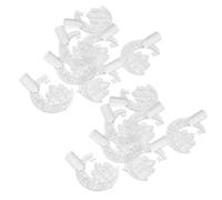 ifundom Paralume in Plastica Trasparente per Lampadine a Stringa LED da 5 Mm, Coprilampada Decorativo per Esterni, Set da 200 Pezzi per Luci a Forma di Mezzaluna, Accessori per