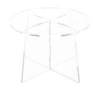 ifundom per Piante Acrilico Trasparente Alzatina per Vasi da Base per Bonsai Facilmente Pulibile Design Moderno per Decorare Casa e Ufficio Utilizzabile Come Espositore per Piccole Piante