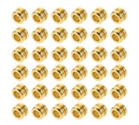 ifundom Perline Metalliche per Corde di Chitarra Folk Acustica, 50 Pezzi, Accessori la Modifica delle Corde Perline di Osso del Ponte, Estremità di Corda di Ricambio per Strumenti