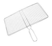ifundom Pesce in Acciaio Resistenti Cestini per Grigliate Pieghevoli per Barbecue all Aperto Accessori per Grigliate Rete per Verdure e Pesce per Campeggio e Picnic