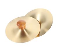 ifundom Piatti Percussione in Rame Portatili Mini Piatti Ritmici per Feste e Balli Strumenti Percussione Tradizionali per Esibizioni Culturali e Celebrazioni