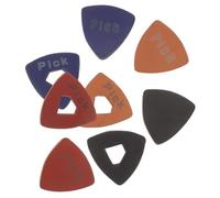 ifundom Plettri per Chitarra e Ukulele in Pelle Vera 8pezzi, Accessori per Chitarra Elettrica e Acustica, Plettri Spessi Leggeri e Comodi