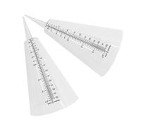 ifundom Pluviometro da Giardino Trasparente Doppia Scala 2 Pezzi Misuratore di Pioggia Esterno Design a Imbuto Misurino per Pioggia per Prato e Uso Agricolo