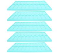 ifundom Porta Vetrini Vassoio per Vetrini da Microscopio per Microscopio in Plastica Verde 5 Pezzi Facile da Pulire Salvaspazio per Microbiologia e Osservazione Cellulare