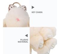 ifundom Portachiavi Coniglietto Morbido con Fiocco Carino Ciondolo Decorativo Mini Coniglio per Borse e Chiavi Auto Accessorio Leggero e Portatile per Donne e Ragazze