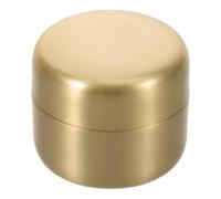 ifundom Portapillole: Portapillole da viaggio impermeabile - Contenitore rotondo in acciaio inossidabile con coperchio ermetico - Contenitore sigillato per medicinali