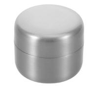 ifundom Portapillole: Portapillole da viaggio impermeabile - Contenitore rotondo in acciaio inossidabile con coperchio ermetico - Contenitore sigillato per medicinali