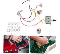 ifundom Preso Interruttore per Chitarra Elettrica Cablaggio del Circuito della Chitarra Assemblaggio del Circuito Nero per Sostituzione di Parti Vecchie o Rottate