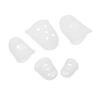 ifundom Protezione Per Dita in Silicone Per Kalimba, Set Da 10 Copripollici Trasparenti Per Pianoforte a Pollice, Manicotti Protettivi Per Esercizio Prolungato e Suonata