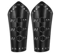 ifundom Protezioni per le Braccia in Similpelle Rinascimentali Retrò Bracciali Cosplay Vichingo per Halloween Tutori Medievali Flessibili per Feste a Tema e Rievocazioni Storiche