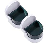 ifundom Pulitore Oro e Gioielli 2 Portatile in Plastico la Pezzi per Bianco, Facile Trasportare Utilizzare Pulizia Argento di Anelli e Ornamenti