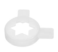 ifundom Punta Decorativa per Macchina del Gelato, Ugello Riutilizzabile Esagonale per Gelatiera Commerciale, Accessorio Ricambio Pratico e Resistente per Dessert Professionali