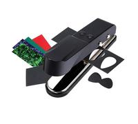 ifundom Punzone per Plettro Chitarra in Lega Nero, Strumento Professionale per Tagliare Plettri Fai-da-te, Adatto a Celluloide e Carte di Credito, per Progetti DIY Colore Casuale